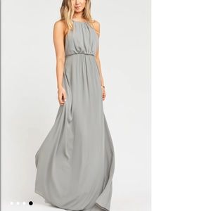 Show Me Your Mumu Charcoal Crisp Bridesmaid Dress
